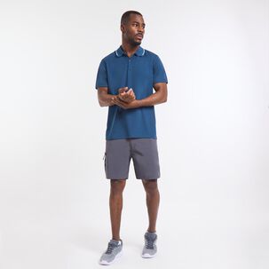 Polera Deportiva Manga Corta Cuello Polo Hombre Wetland