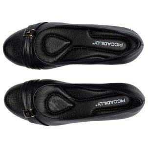 Zapato Mujer Negro/dorado Laura Piccadilly