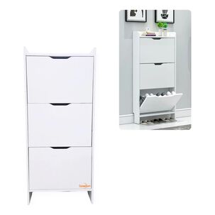 Zapatero Organizador 3 Niveles Diseño Compacto Elegante