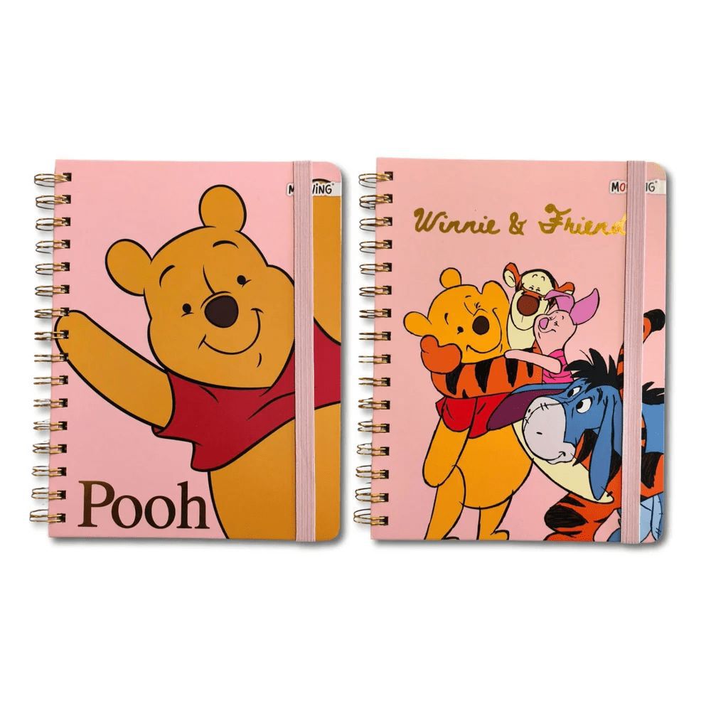 Libreta Espiral Winnie The Pooh Hojas Lineadas 96hjs A5 Mooving image number 0.0