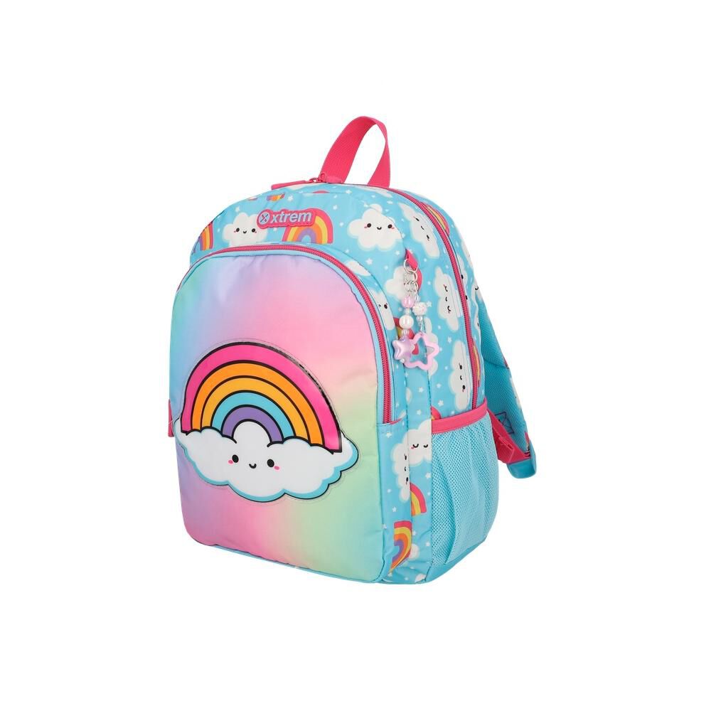 Mochila Xtrem Kinder 6xt Arco&iacute;ris Celeste image number 1.0