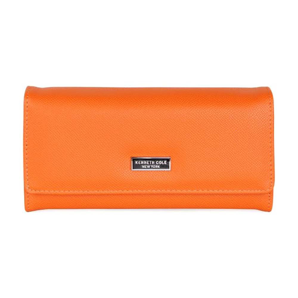 Billetera Mujer Flap-bessie Orange Kenneth Cole image number 0.0