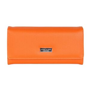 Billetera Mujer Flap-bessie Orange Kenneth Cole