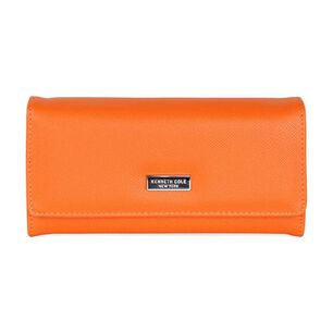 Billetera Mujer Flap-bessie Orange Kenneth Cole
