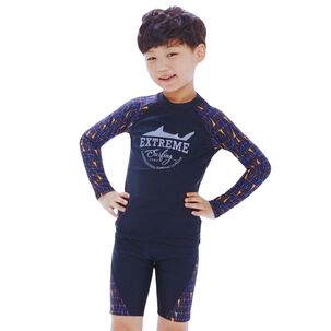 Traje De Baño 3 Piezas Manga Larga Niño 8 A 12 Años Jump Kids