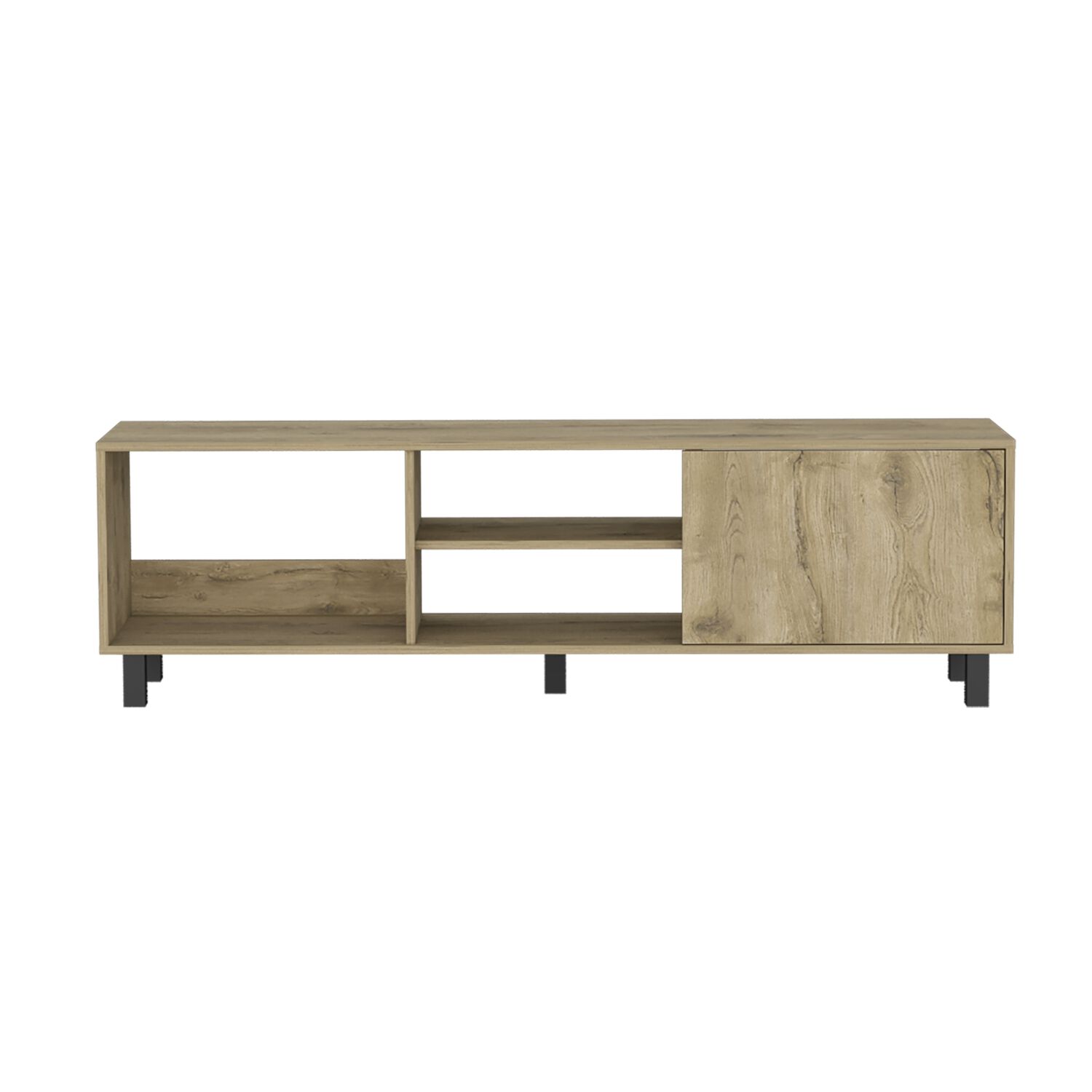 Rack Tv 65" 1 Puerta 47,5x160x35 Cm Caf&eacute; Claro image number 3.0