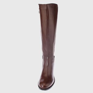 Bota Cuero Marr&oacute;n V&iacute;a Franca Art. 511982312marron