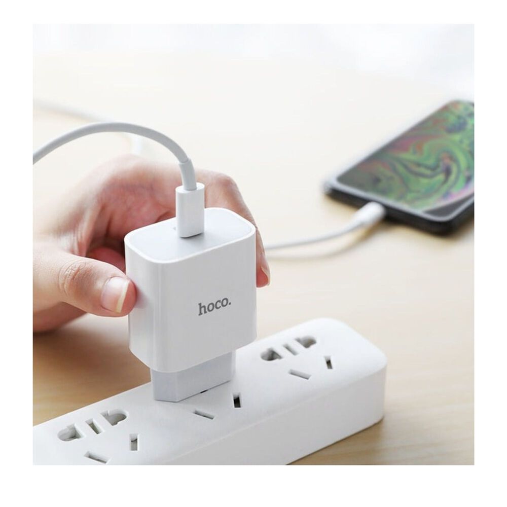 Cargador Hoco C81a 3.0 Usb A Lightning Con Cable Para Iphone image number 4.0
