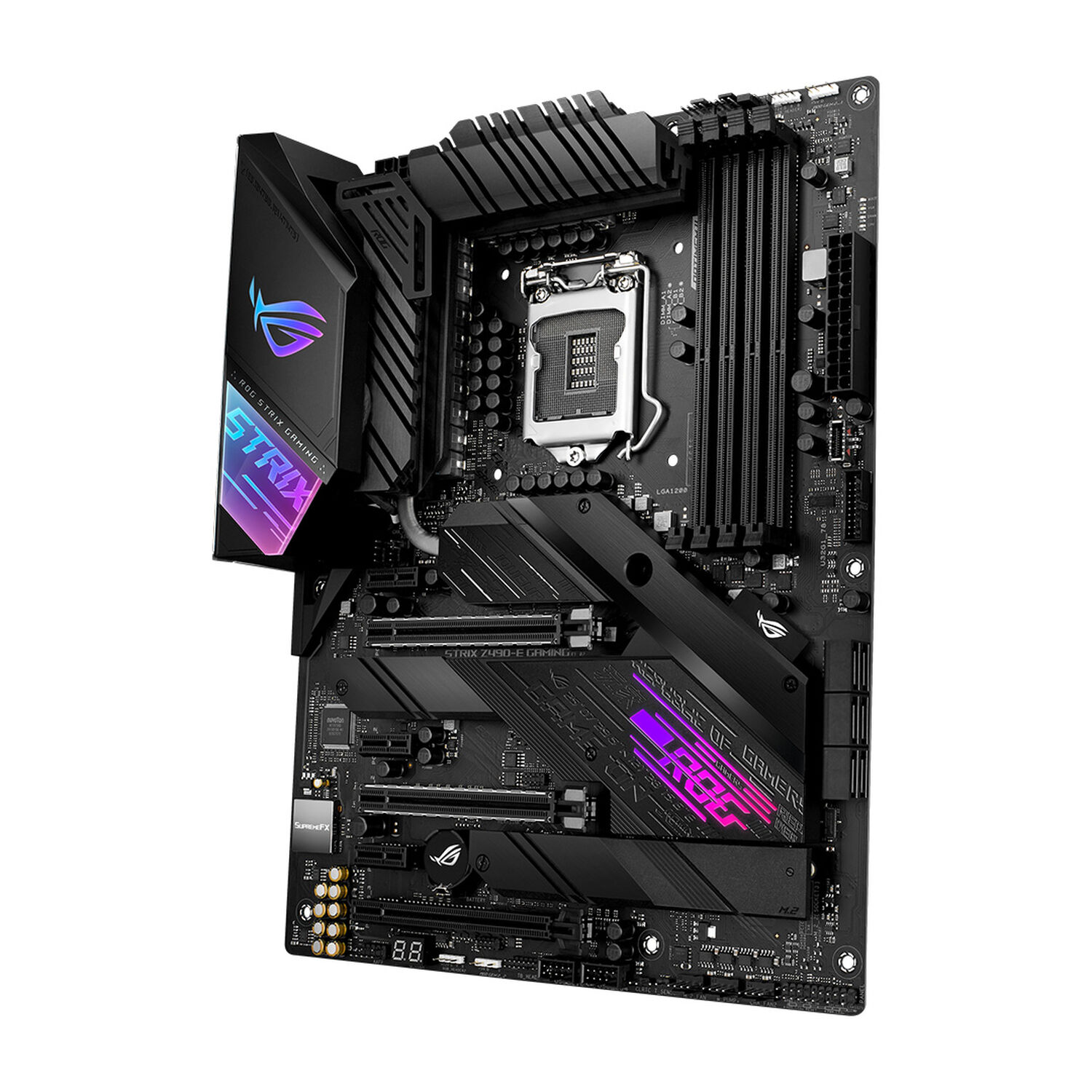 Asus Rog Strix Z490-e Gaming Lga 1200 Atx Placa Madre [caja Da&ntilde;ada] image number 2.0