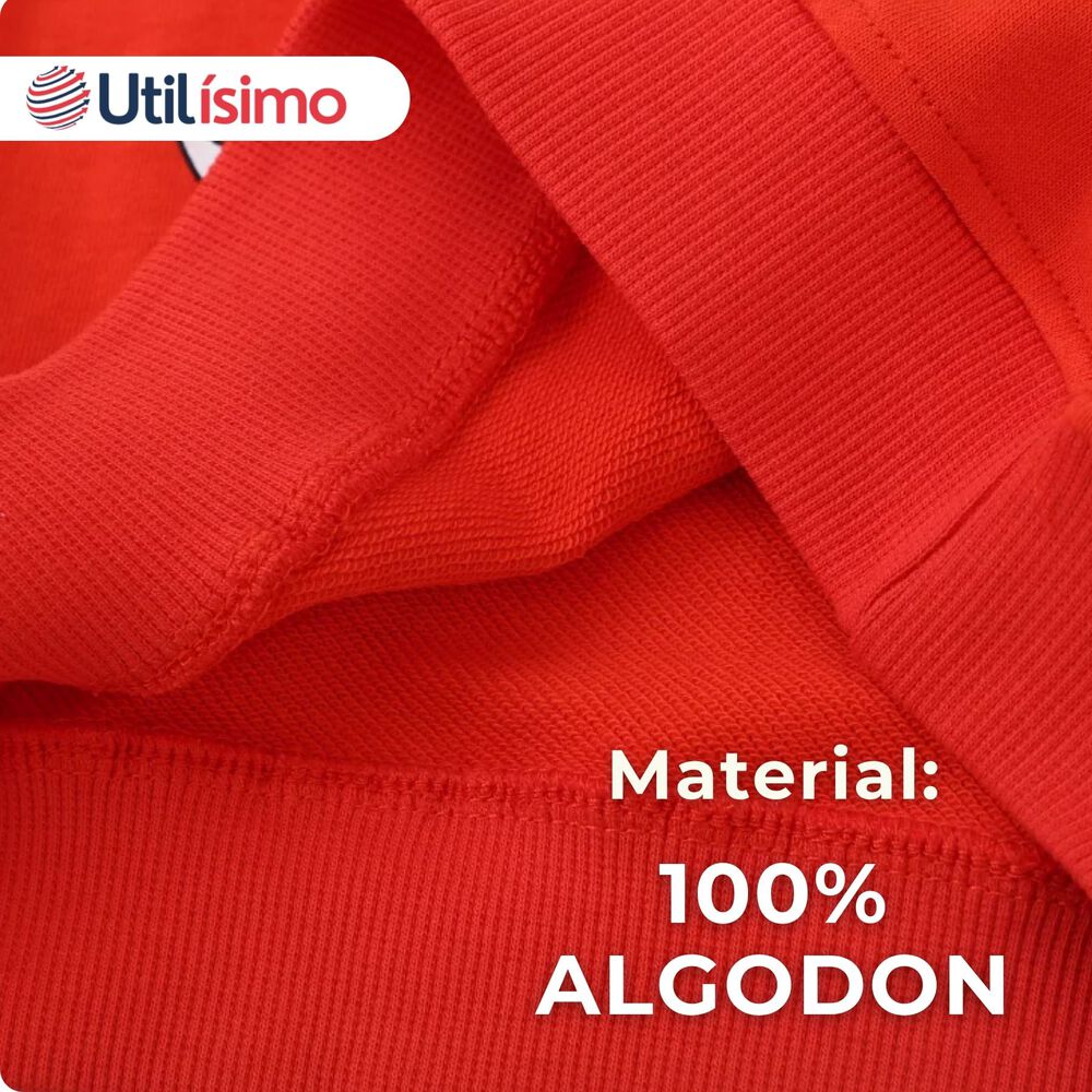 Poler&oacute;n Ni&ntilde;o Manga Larga 100% Algod&oacute;n Naranja Dinosaurios image number 4.0