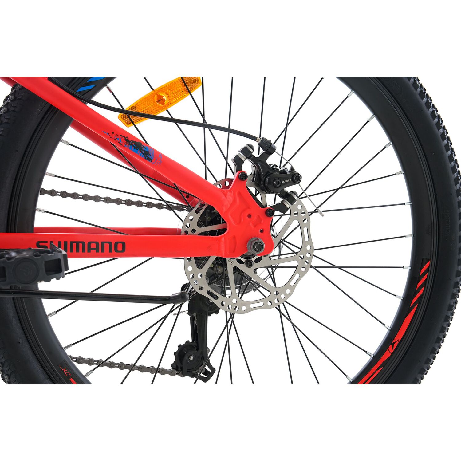 Bicicleta Totem Mtb Aro 24 Modelo Atlantis Color Rojo image number 2.0
