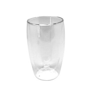 Pack 2 Vasos Doble Pared Vidrio 473 Ml Transparente
