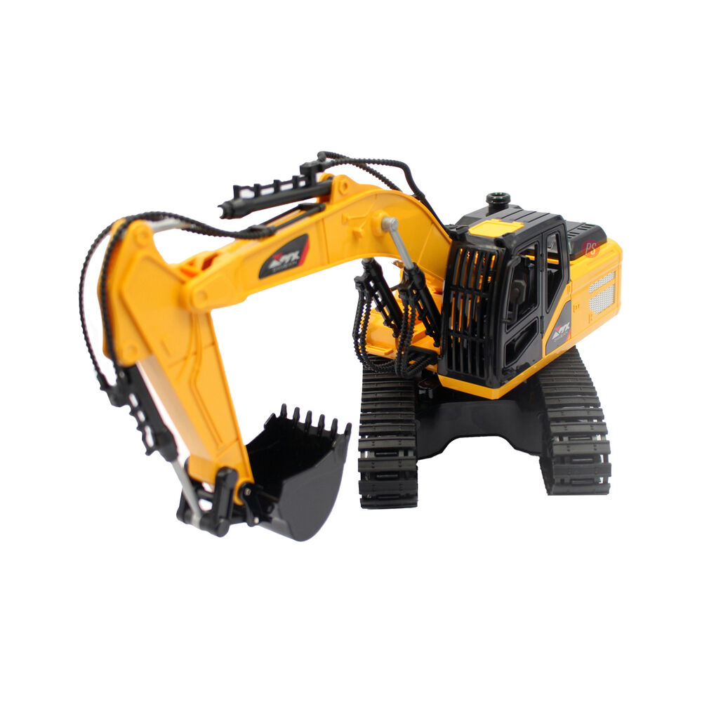 Retroexcavadora Juguete Rc Luz Y Sonido Escala 1:18 - Ps image number 2.0