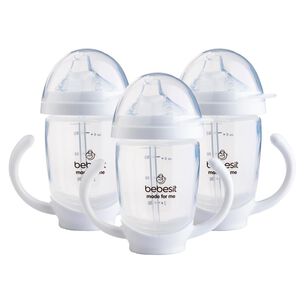 Vaso De Entrenamiento Bebesit Pack X 3 200Ml Antiderrame 3M+