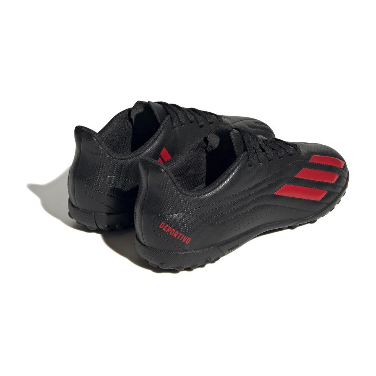 Zapatilla F&uacute;tbol Ni&ntilde;o Adidas Deportivo Ii Tf J Negro image number 2.0