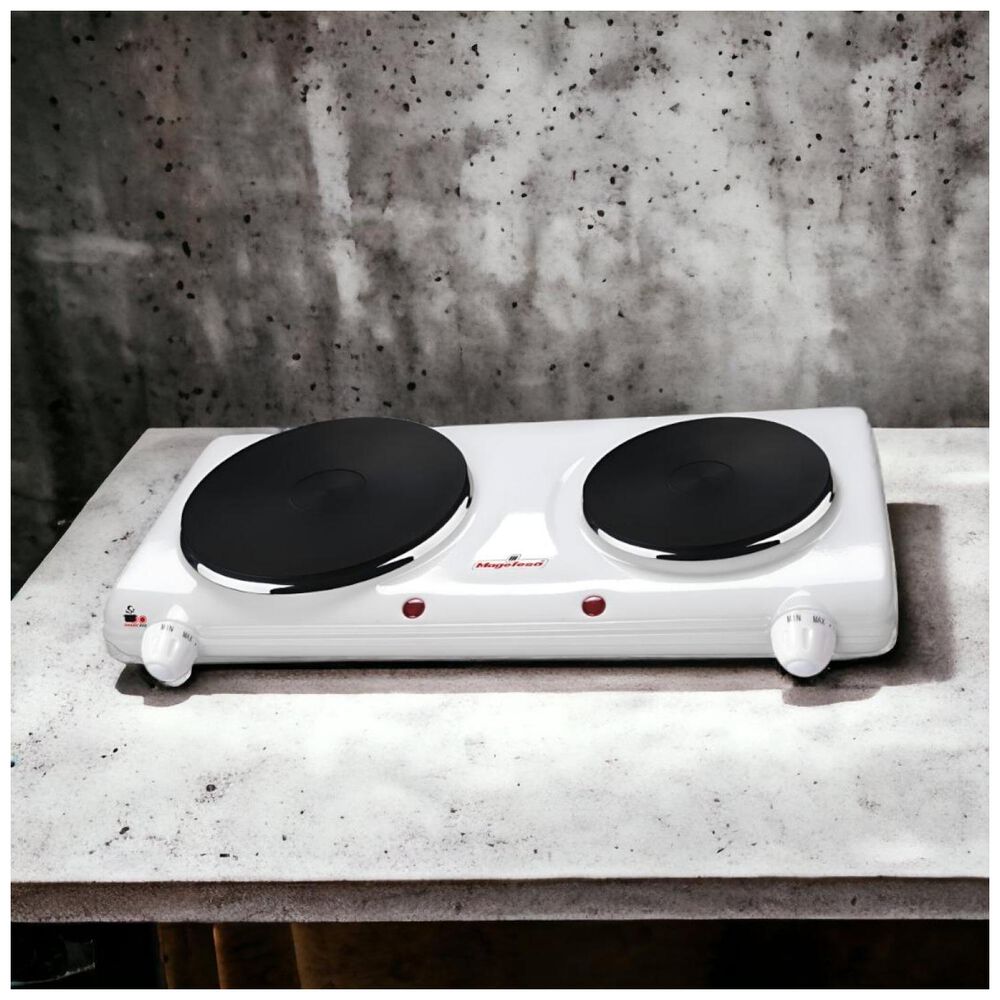 Cocina Electrica 2 Platos 2250w Blanco Mgf8023 image number 3.0