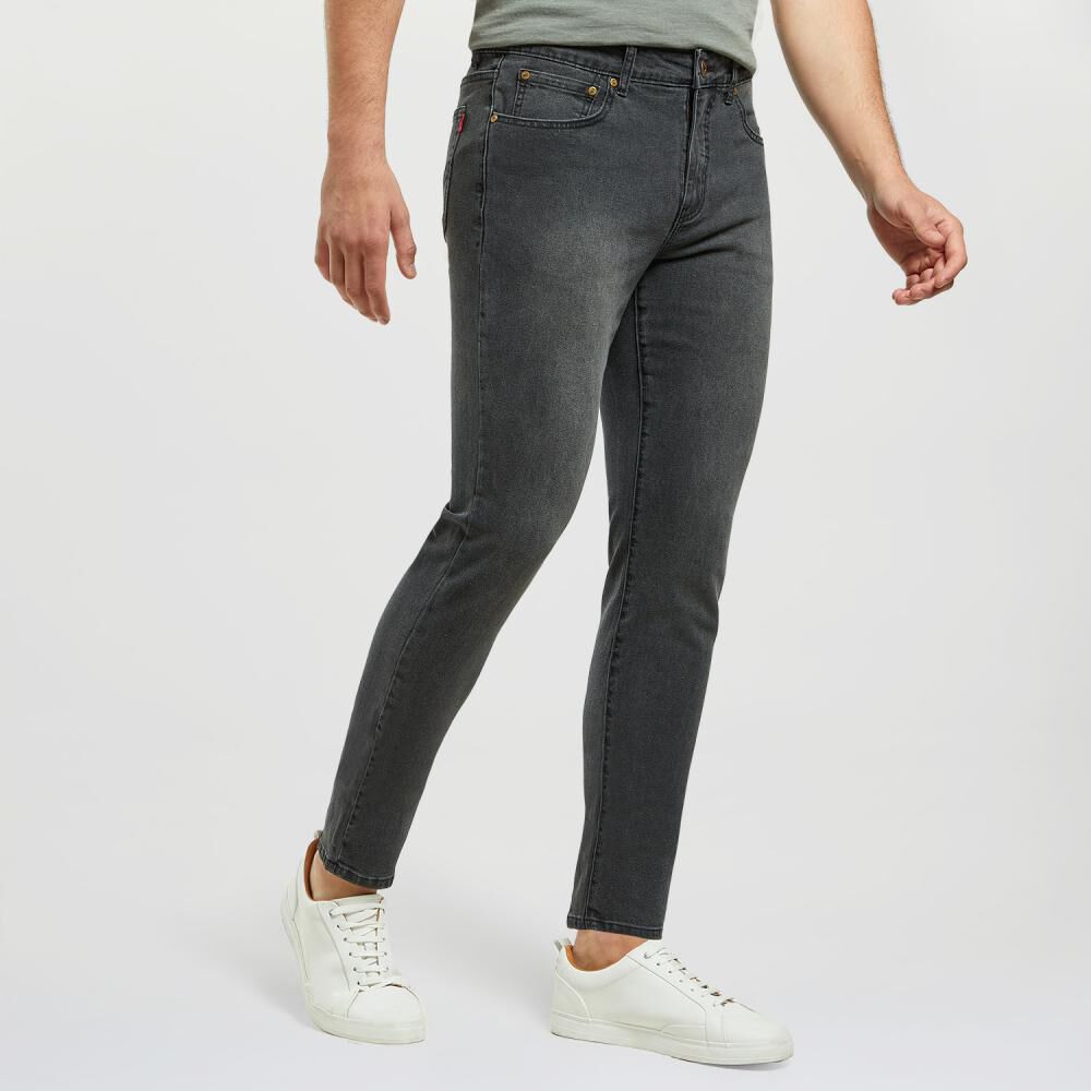 Jeans Regular Tiro Medio Slim Hombre Peroe image number 2.0