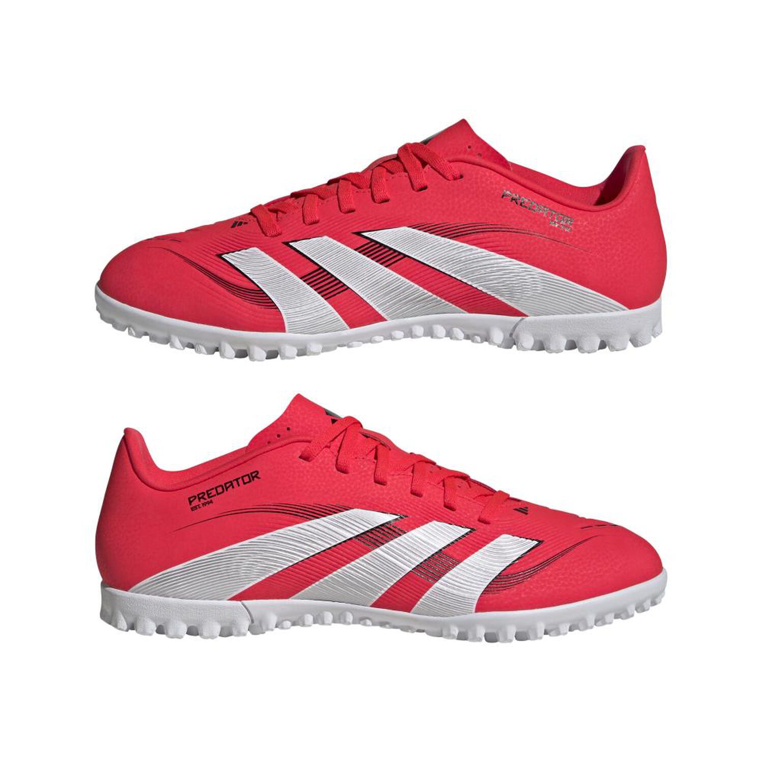 Zapatilla F&uacute;tbol Hombre Adidas Predator Club Tf Rojo image number 8.0