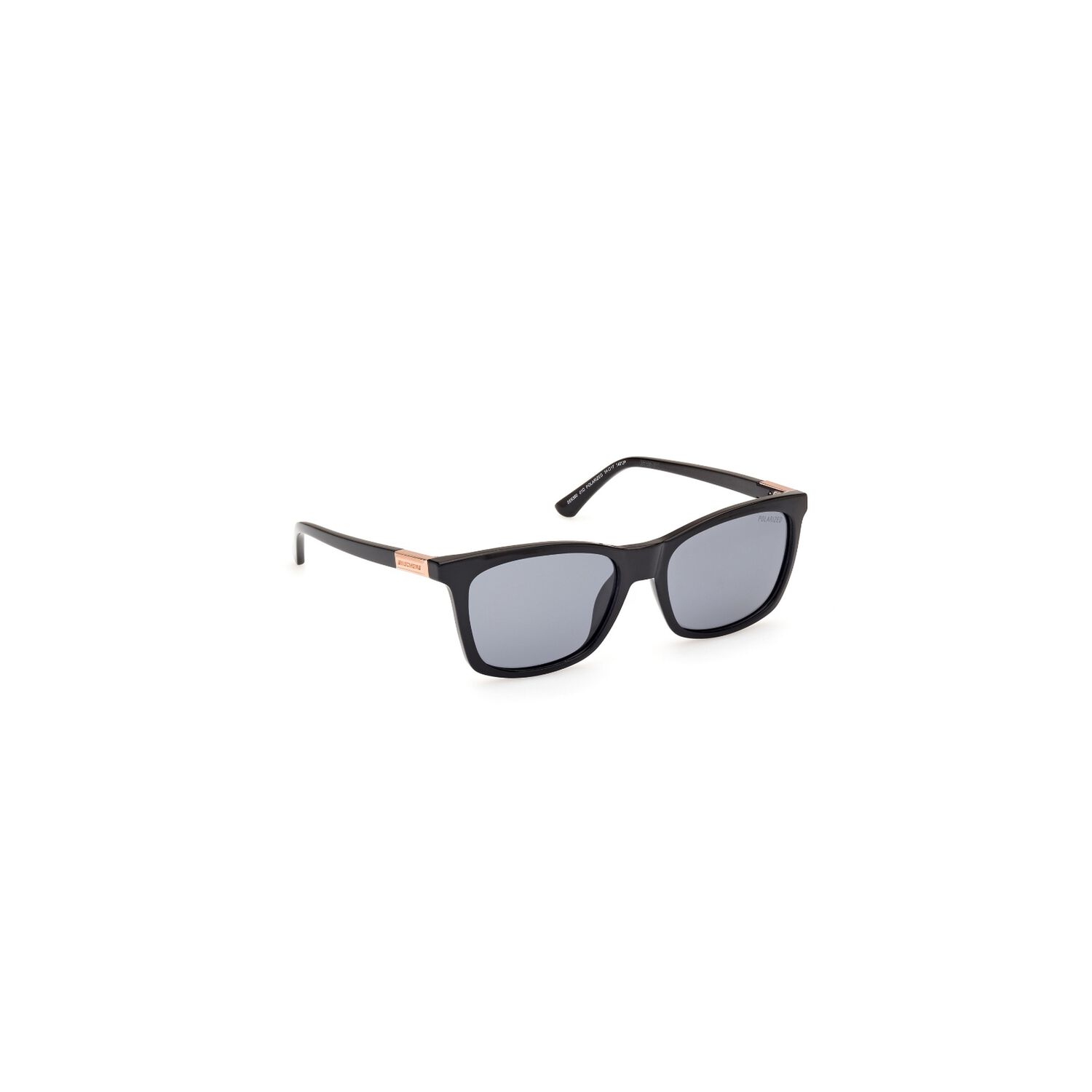 Lentes De Sol Negro Brillante Polarizados Skechers image number 7.0