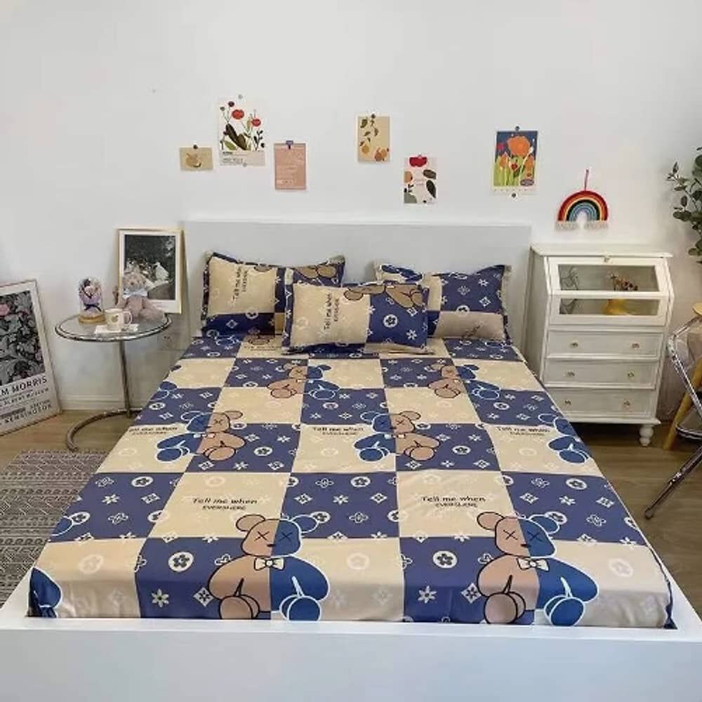 Juego Funda De Plum&oacute;n + Sabana 200 Hilos King image number 2.0