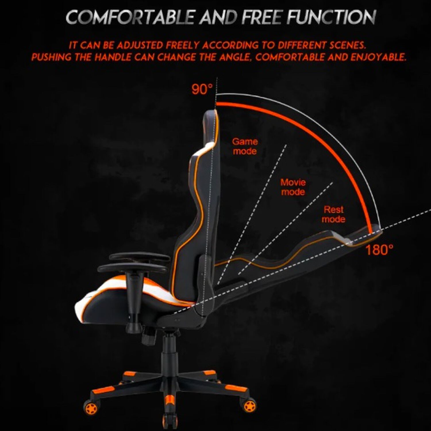 Silla De Escritorio Gamer Ergon&oacute;mica image number 5.0