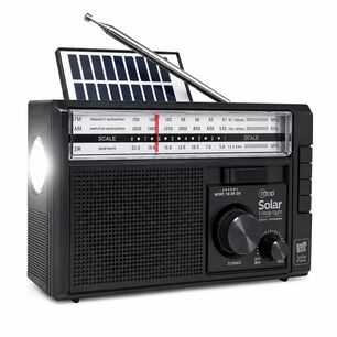 Radio Am/ Fm/ Sw/ Bt Recargable Usb-c + Carga Solar & Pilas