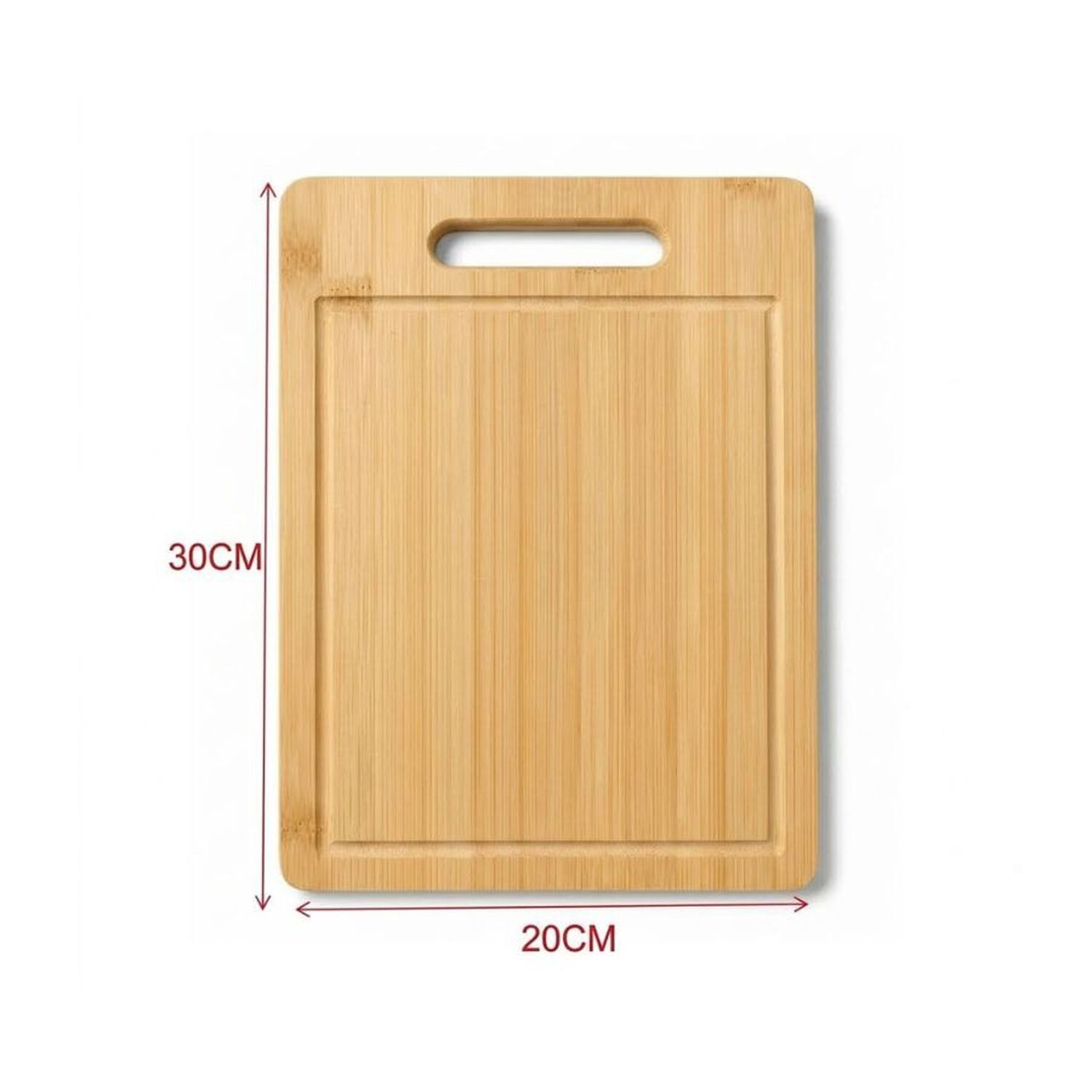 Tabla Para Picar Cocina Rectangular Bamb&uacute; 30x20 Cm image number 3.0