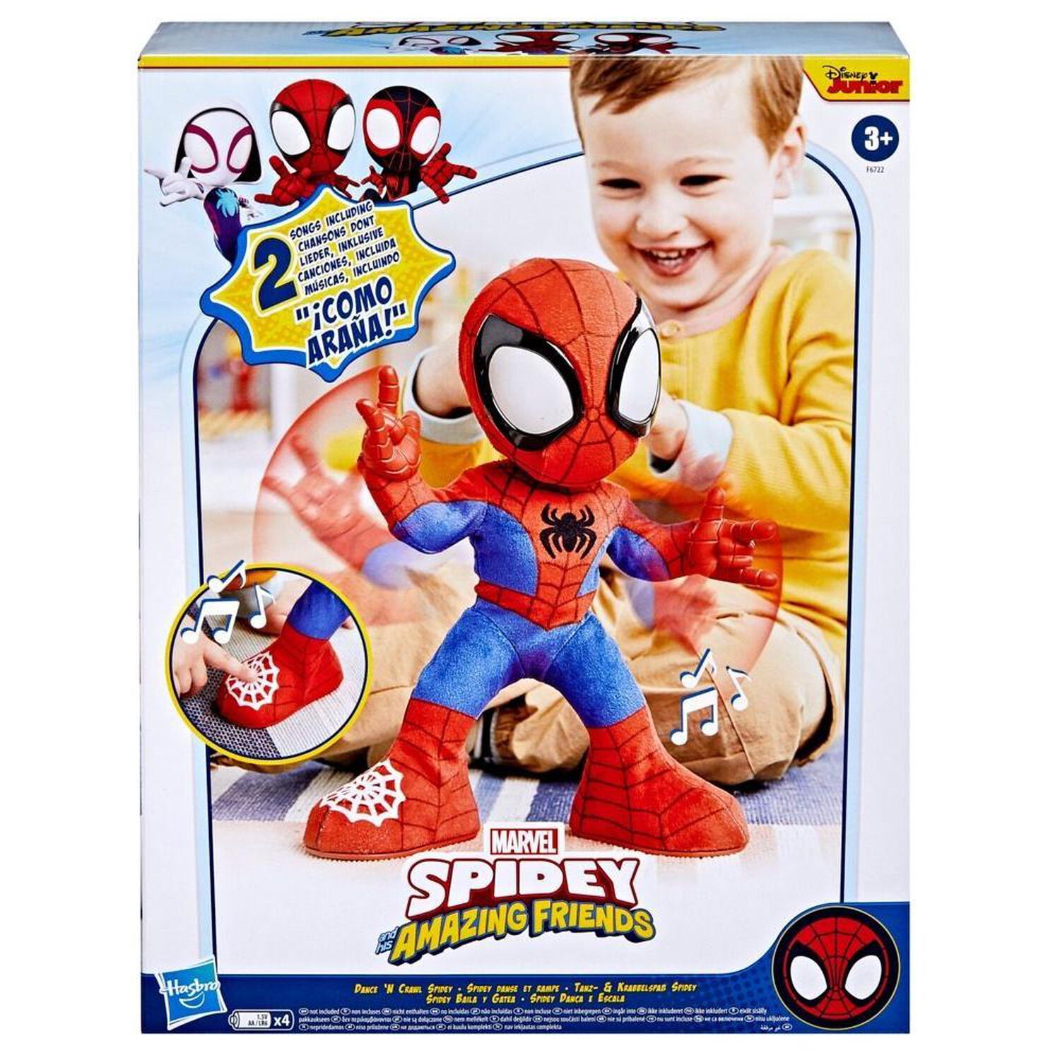 Peluche Spidey & His Amazing Friends Baila Y Gatea Spidey image number 7.0