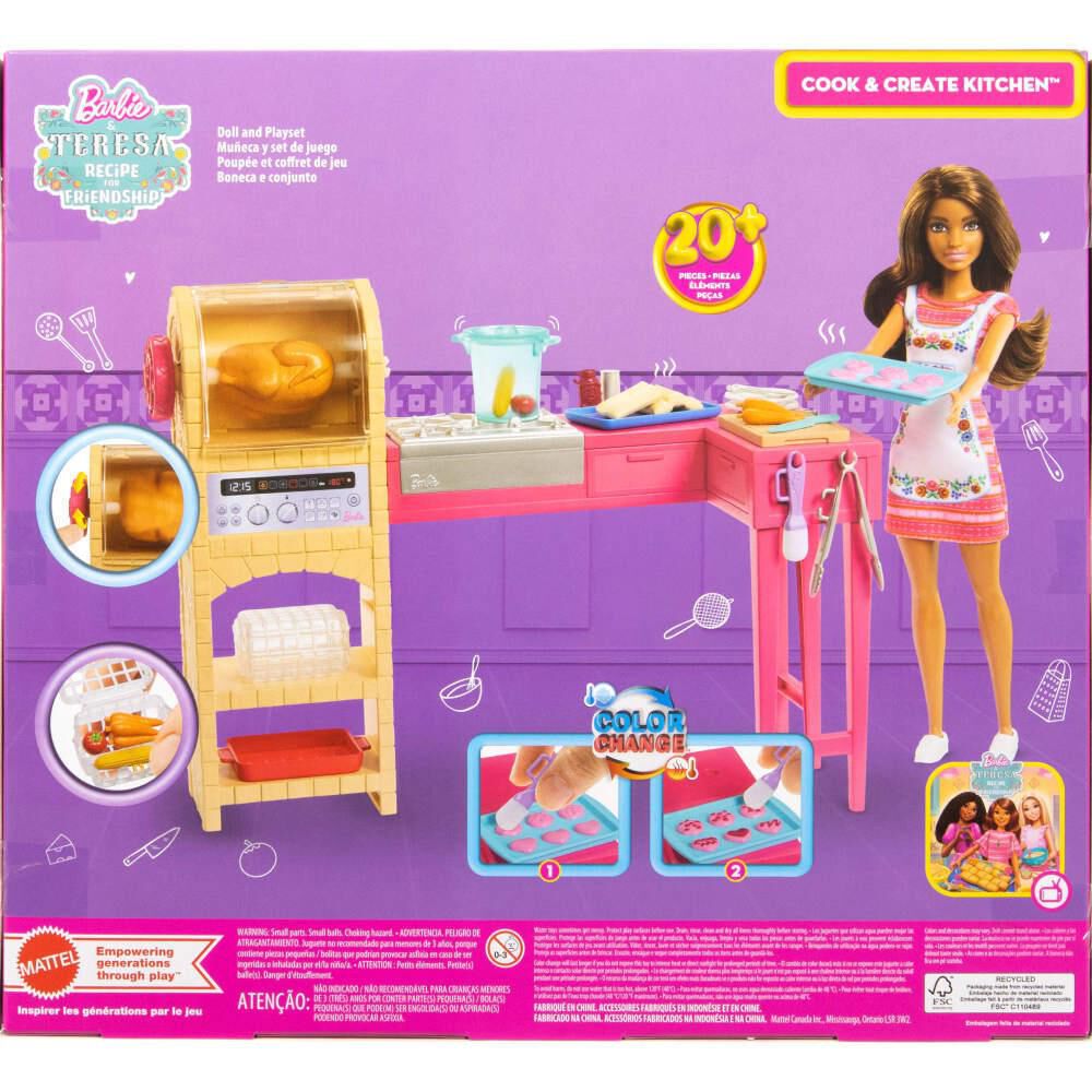 Mu&ntilde;eca Barbie Teresa Receta De La Amistad Crea Y Cocina image number 5.0
