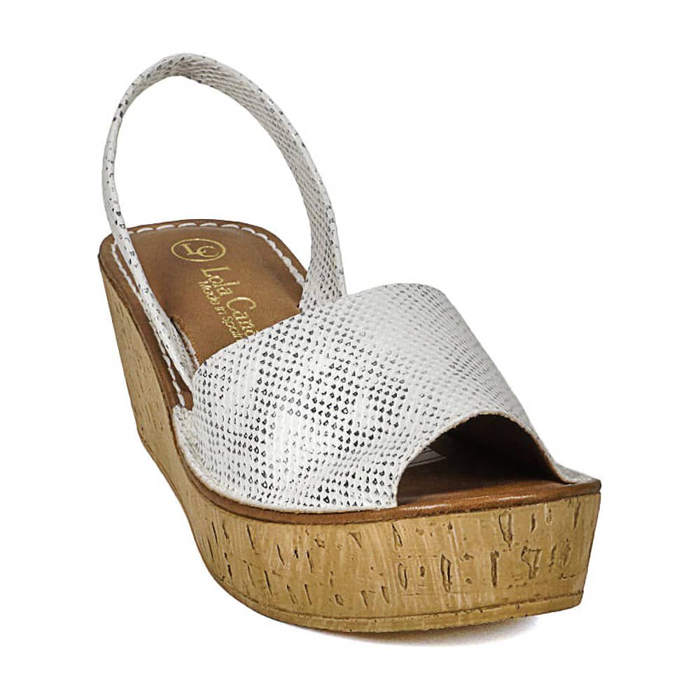 Sandalia Eliada Blanco Plata image number 3.0