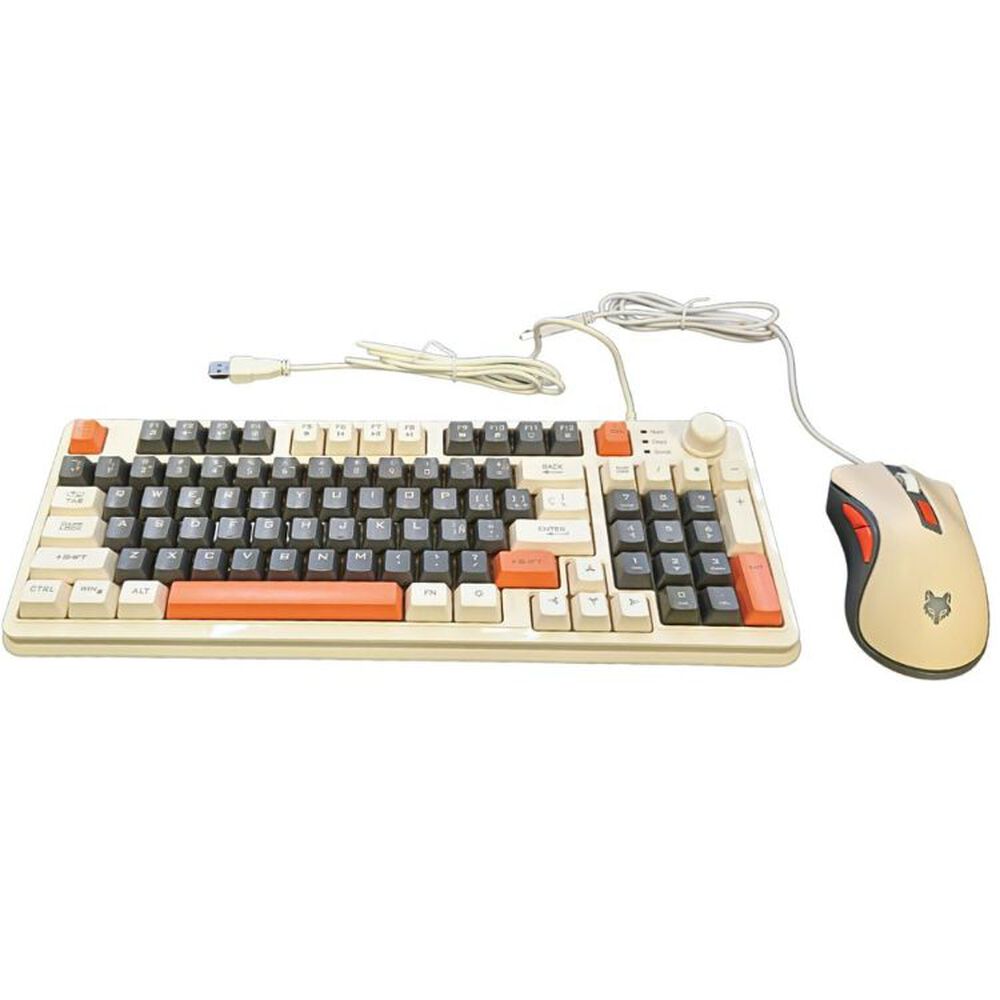 Teclado K82 + Mouse Para Pc Gamer Con Luces Led Rgb image number 1.0