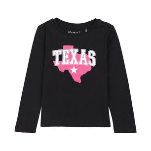 Polera Manga Larga Cuello Redondo Ni&ntilde;a Topsis
