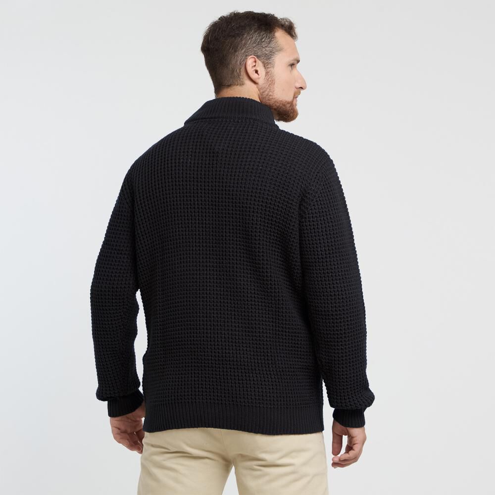 Sweater Liso Regular Cuello Alto Hombre Herald image number 1.0