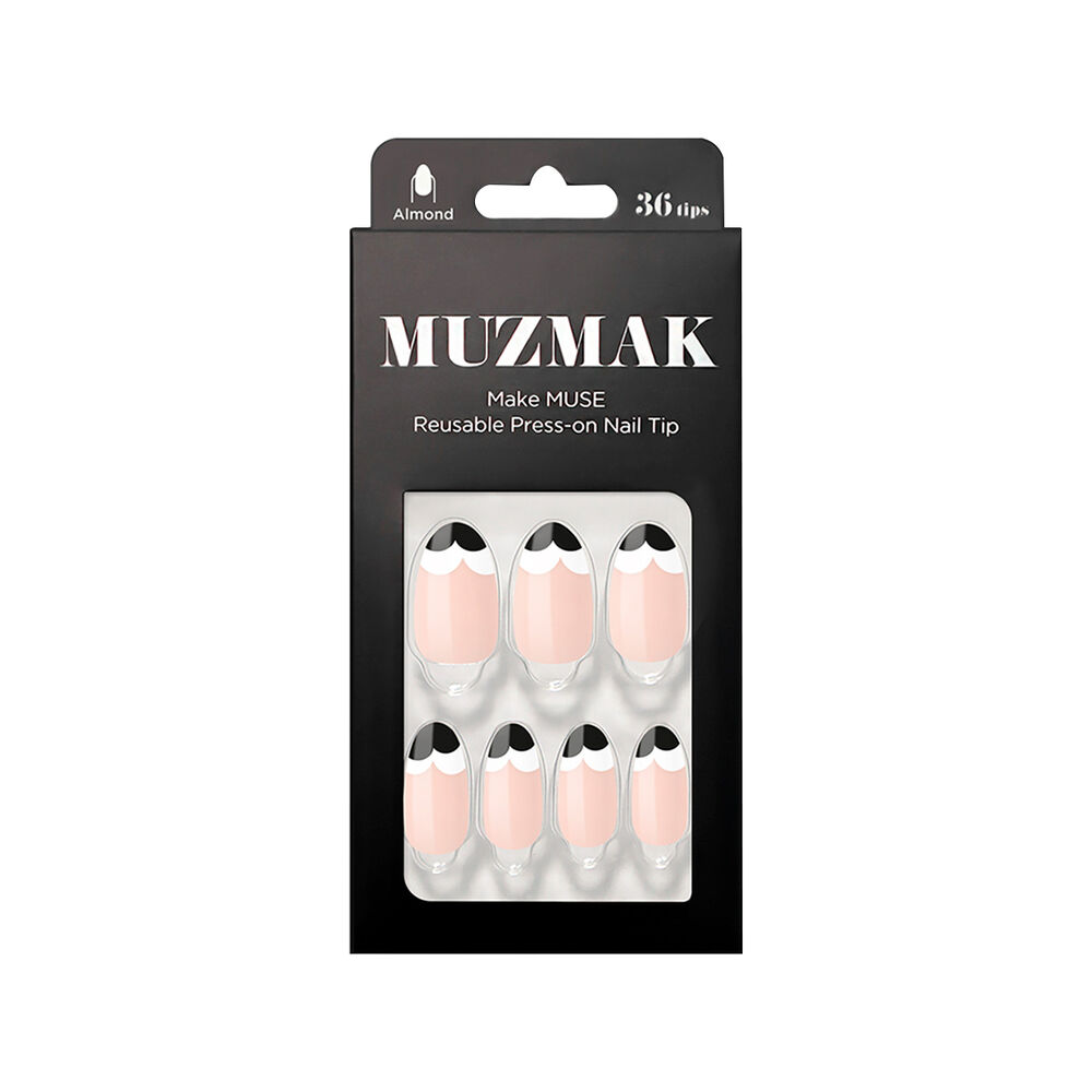 Muzmak - Uñas Press On Pansy Almond 36 U. image number 0.0