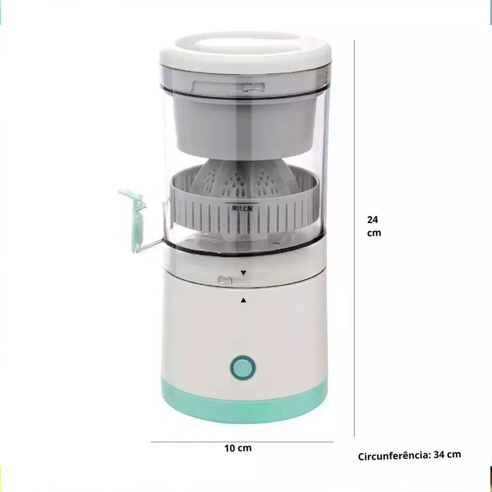 Exprimidor De Frutas Eléctrico Automático Recargable Por Usb image number 1.0