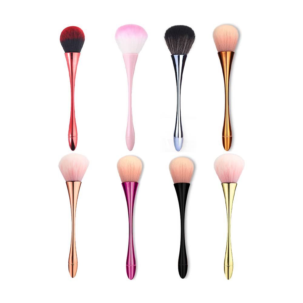 Brocha Pincel Para Maquillaje Profesional U&ntilde;as Rostro Polvos Rubor image number 4.0