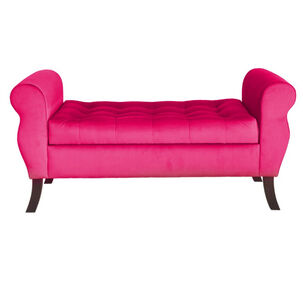 Banqueta Baul Diva Color Fucsia