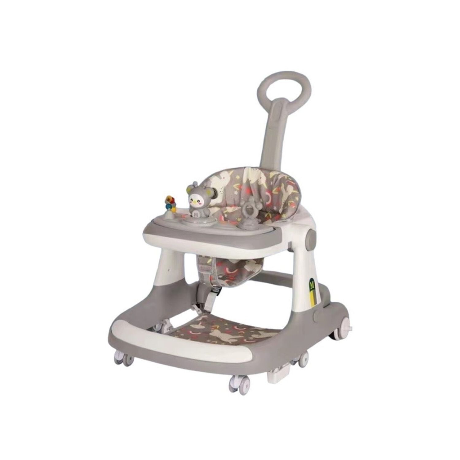 Andador Caminador 5 En 1 Con Apoya Pies Lubabycas Gris image number 0.0