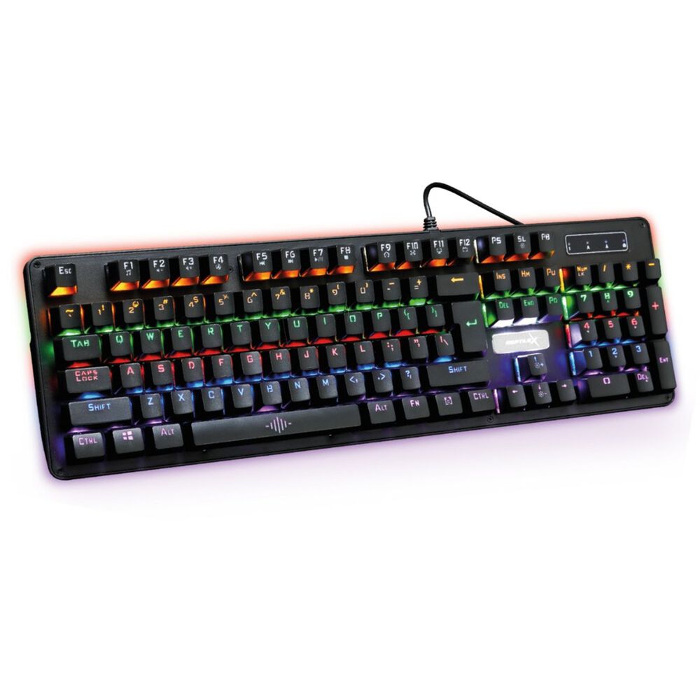 Teclado Mecanico Reptilex Full Rgb Para Pc Ps X-box Rx-0018 image number 1.0