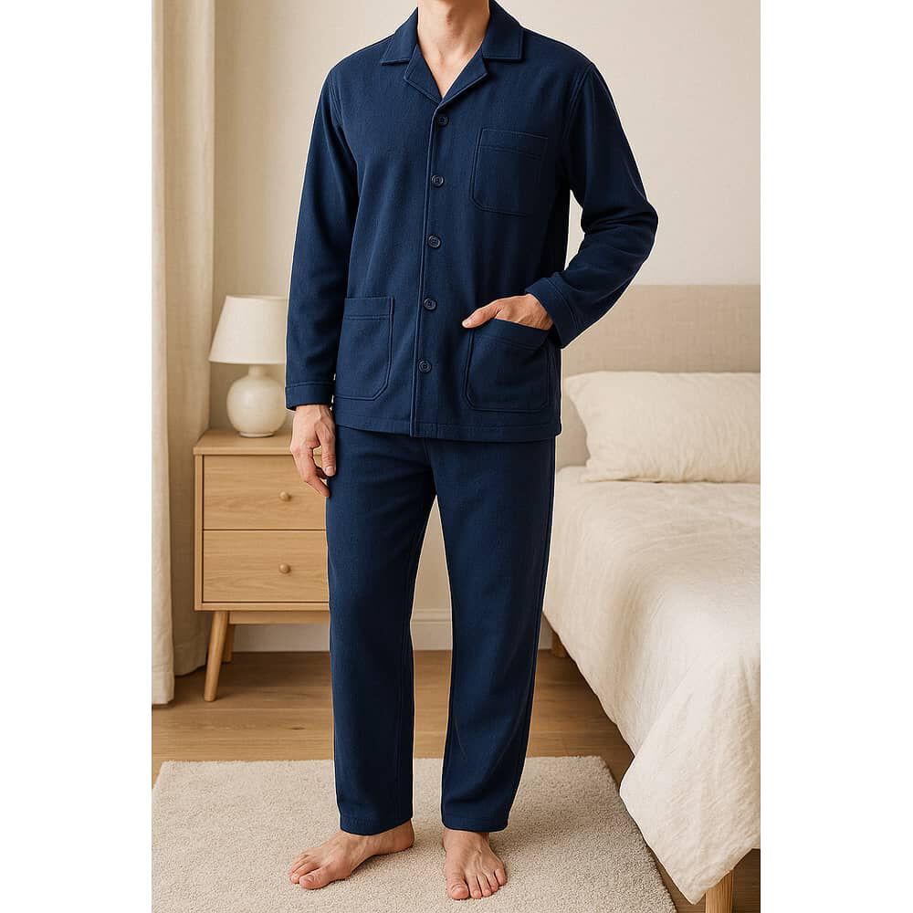 Pijama Franela Liso 100% Algodon image number 0.0