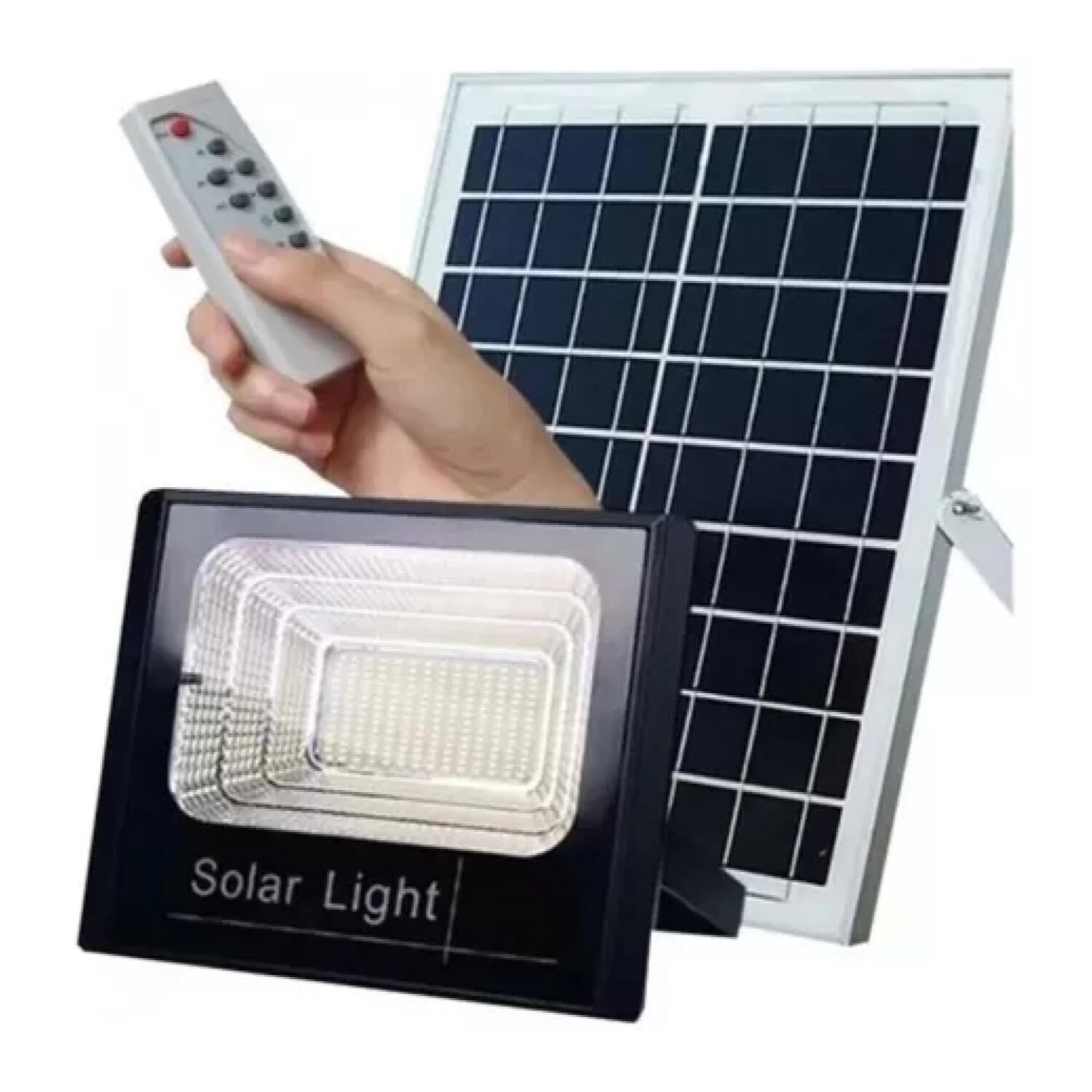 Foco Led Con Panel Solar 300w Montable Ajustable image number 0.0