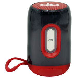 Parlante Bluetooth Rgb Tws Portátil Color Rojo - Ps