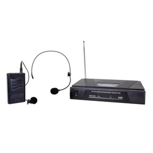Kit De Microfono Inalambrico Vhf 2 En 1 Cintillo Y Solapa