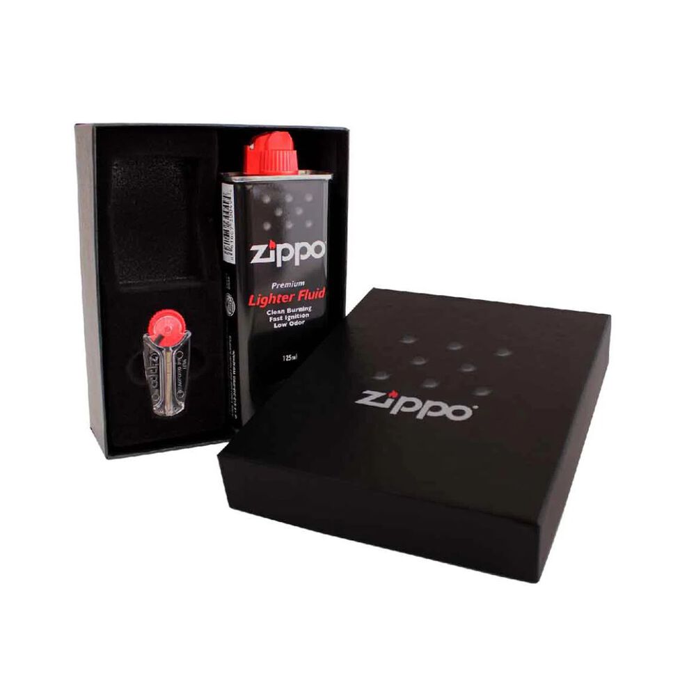 Pack Bencina 125ml + 6 Piedras + Caja De Regalo Zippo. image number 0.0