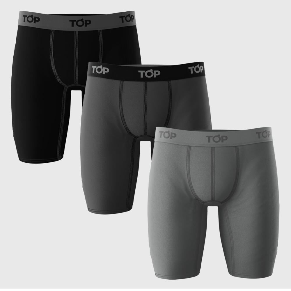 Pack 3 B&oacute;xer Largo Algod&oacute;n Top image number 0.0