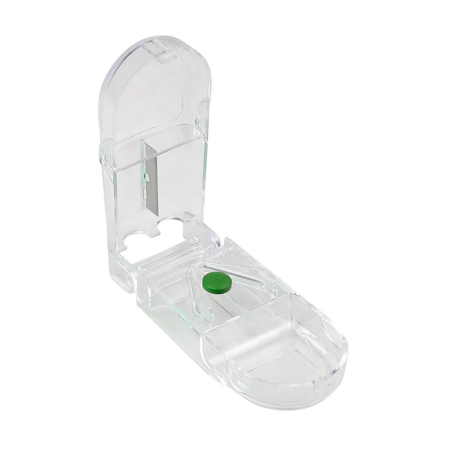 Pastillero Organizador Cortador Dosificador Pastilla Oneder Transparente image number 0.0