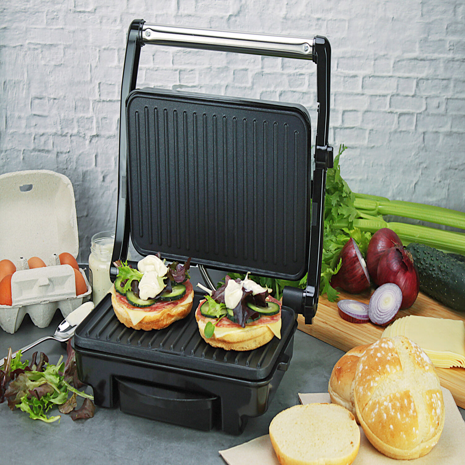 Sandwichera Panini Magefesa Bon Pan Mgf8130 image number 3.0