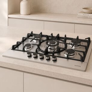 Encimera A Gas Inox Deluxe 5q