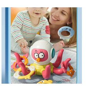 Pulpo Flotador Interactivo Juguete De Ba&ntilde;o