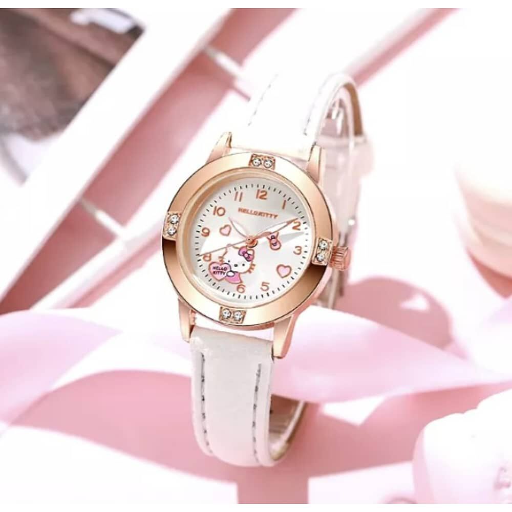 Reloj Correa Blanca Ecocuero Hello Kitty image number 1.0